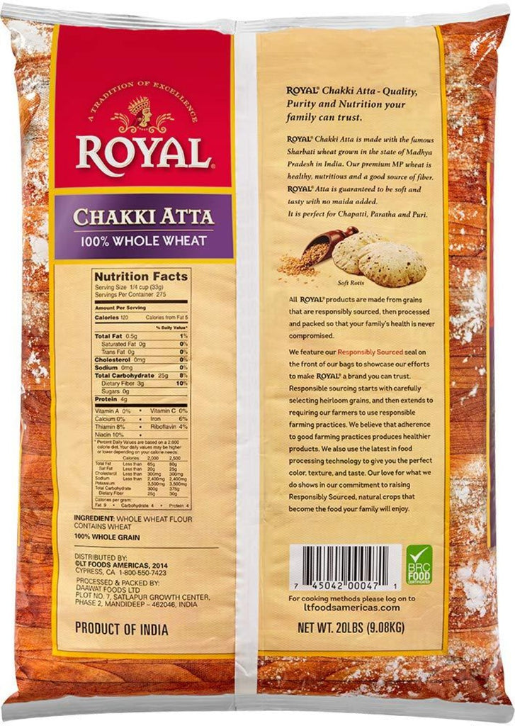 Royal - Chakki Atta Flour (20lb)