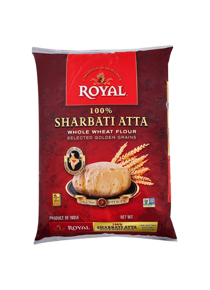 Royal - Sharbati Atta Whole Wheat Flour (4lb)