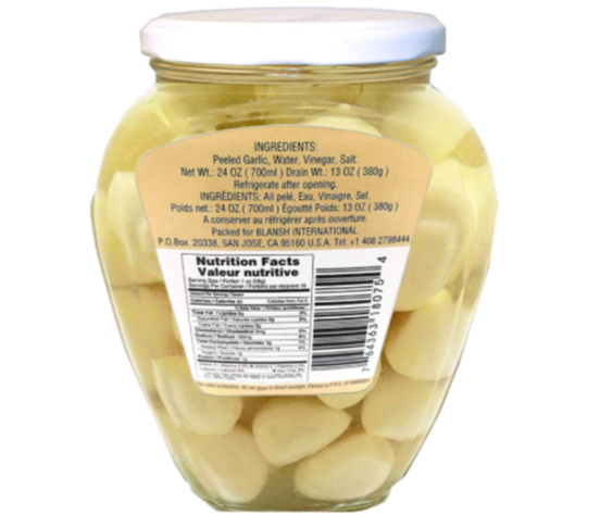 Zarrin Pickled Peeled Garlic