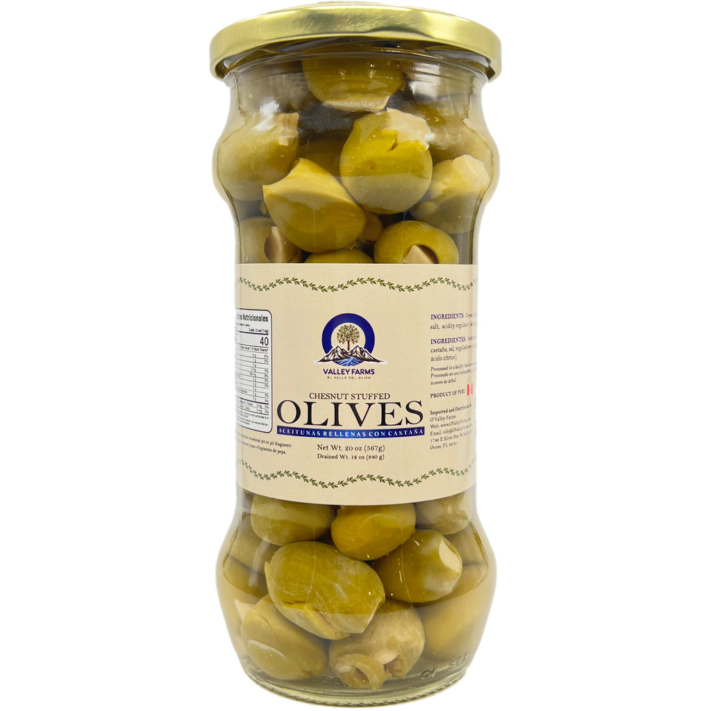 Valley Farms - Chestnut Stuffed Olives 567g