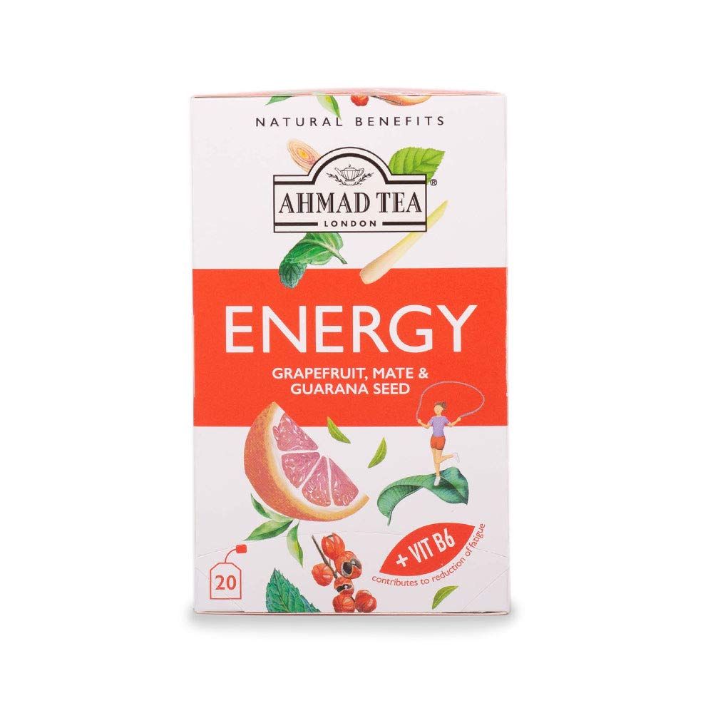 Ahmad Tea - Energy, Herbal Tea 20tb (Case of 6) – Commerce Foods