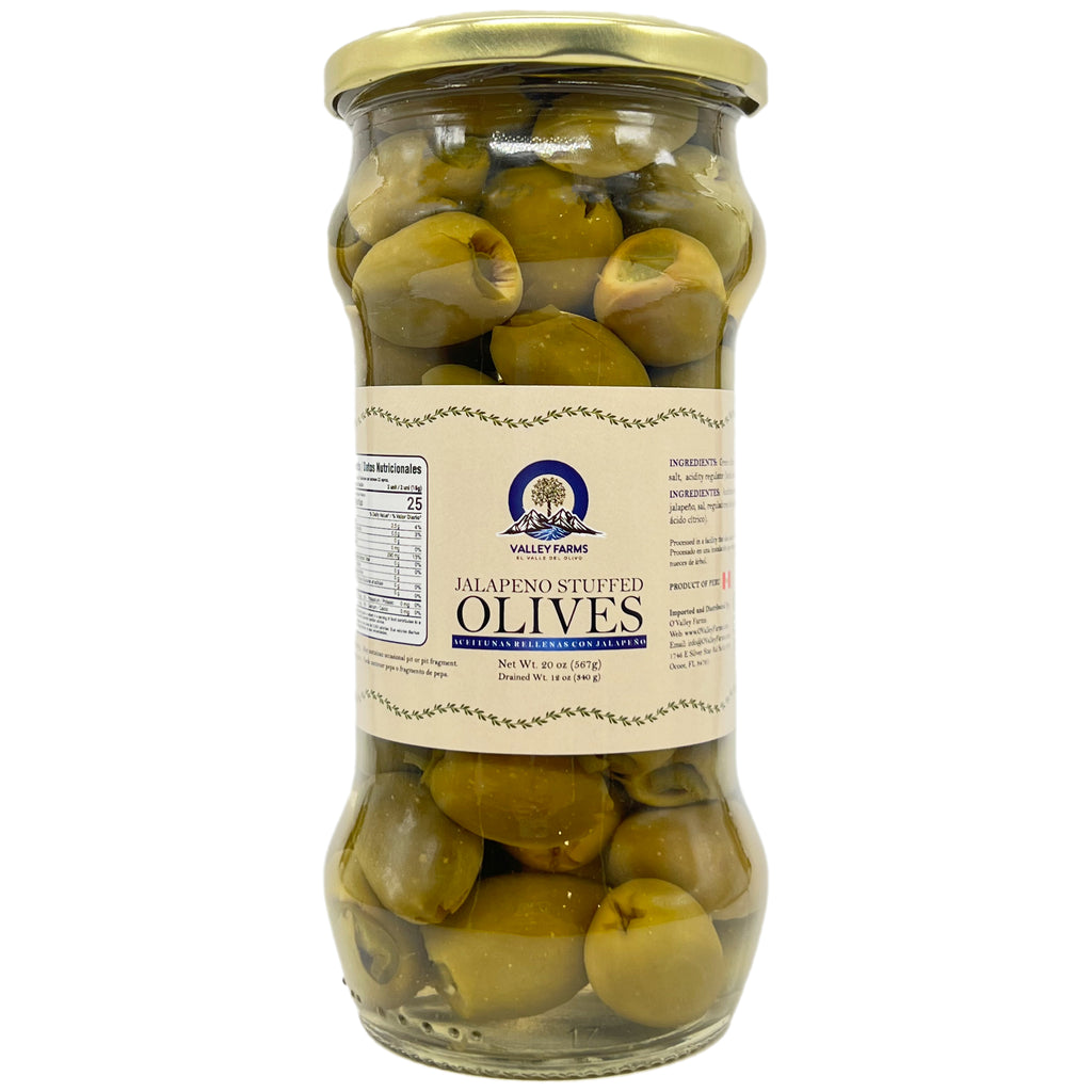 Valley Farms - Jalapeno Stuffed Olives 567g