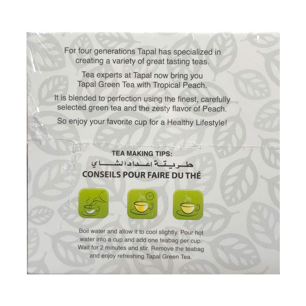 Tapal - Tropical Peach Green Tea (30 tea bags) 