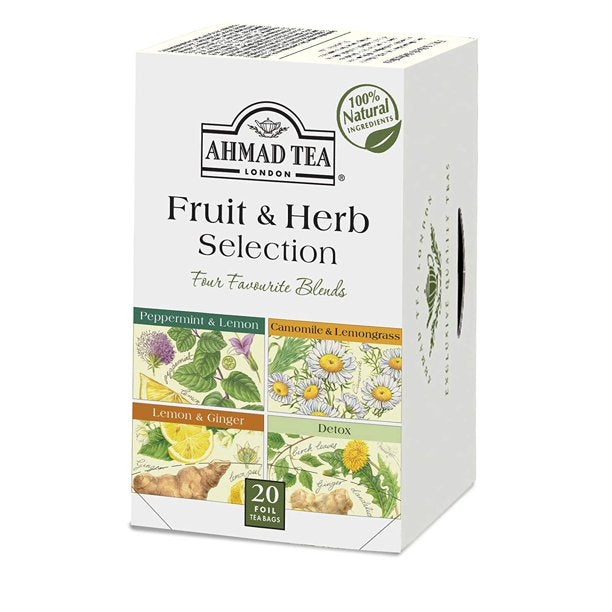 Ahmad Tea - Fruit & Herb Selection, 4 Infusions 20tb (Case of 6) – Commerce  Foods