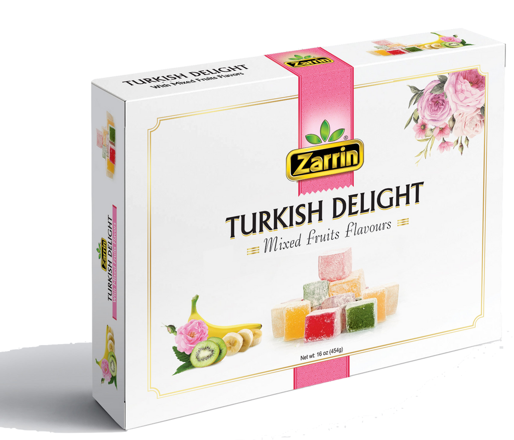 Turkish Delight With Mixed Fruit Flavors 