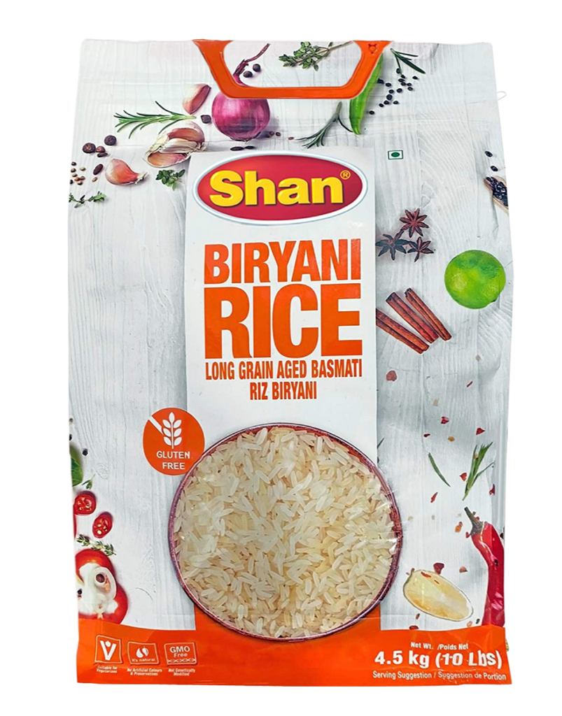 Shan - Extra Long Grain Aged Basmati Biryani Rice (10lb)