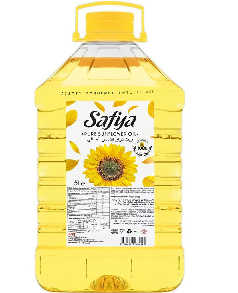 Safya - 100% Pure Sunflower Oil (5L)