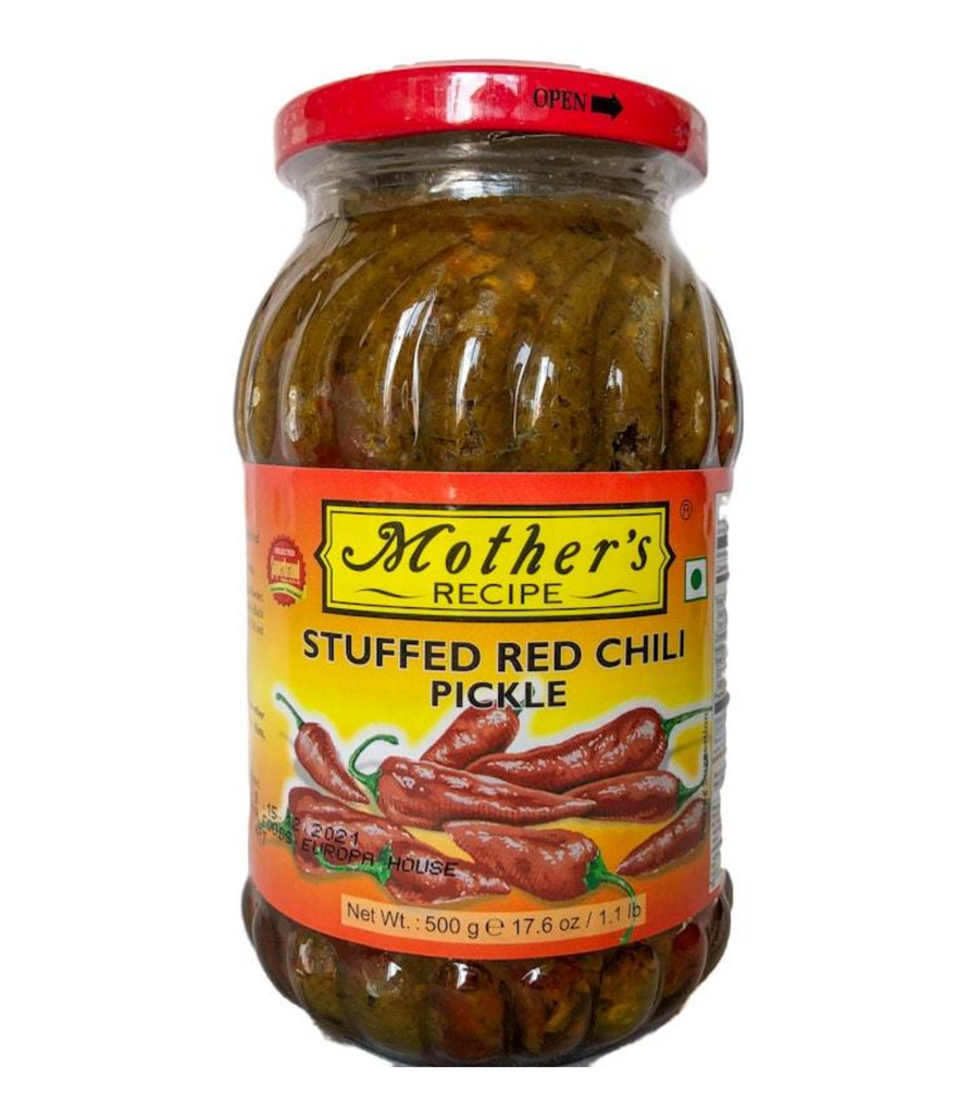 Mother's Recipe - Stuffed Red Chilli Pickle (500g)