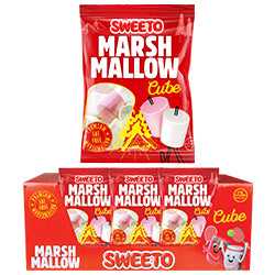Sweeto - Marshmallow Halal Cube 140g (Case of 24) – Commerce Foods