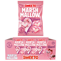 Sweeto - Marshmallow Halal Heart 140g (Case of 24) – Commerce Foods
