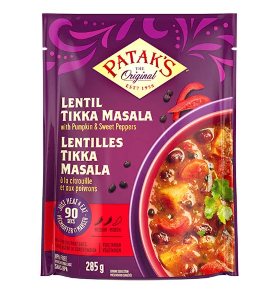 Patak's - Lentil & Veggie Tikka Masala RTE (285g)